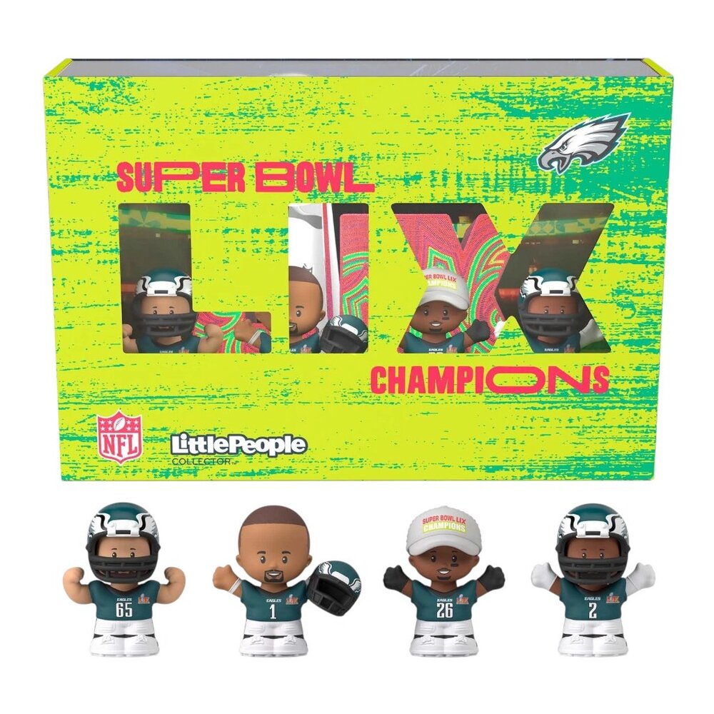 New Factory Sealed Fisher Price Little People Superbowl LIX Philadelphia Eagles